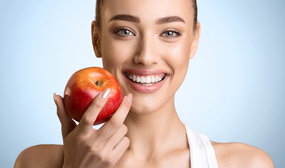 Beautiful smile transformation